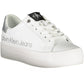 Chic Contrasting Lace-Up Sports Sneakers