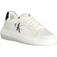 Eco-Conscious White Sneakers with Bold Details