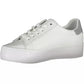 Chic White Contrasting Sneakers