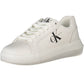 Eco-Conscious White Sneakers with Logo Detail