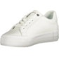 Chic White Sneakers with Contrasting Details