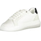 Eco-Conscious White Sneakers with Bold Details