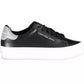 Eco-Conscious Lace-Up Sneakers in Black