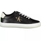 Chic Black Contrasting Sporty Sneakers