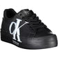 Eco-Conscious Lace-Up Sneakers in Sleek Black