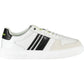 Sleek White Sports Sneakers with Contrasting Accents