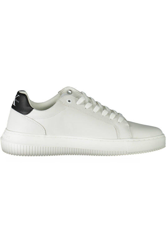 Sleek White Sneakers with Eco-Friendly Flair