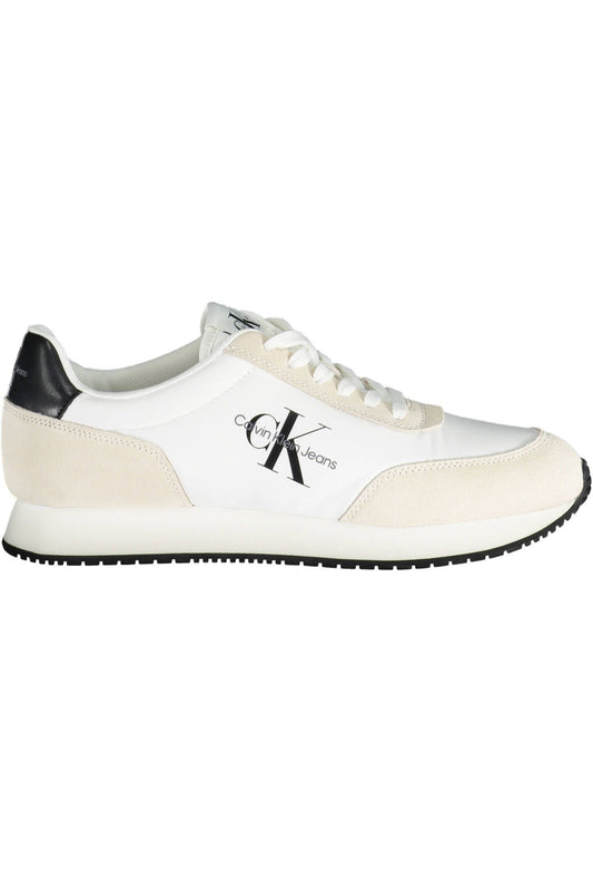 Eco-Conscious White Sneakers with Logo