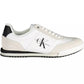 Sleek White Sneakers with Contrasting Accents