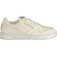 Eco-Conscious White Sneakers with Logo Detail