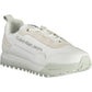 Eco-Conscious White Sneakers with Logo Detail