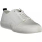 Eco-Conscious White Sneakers with Logo Accents