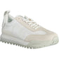Eco-Friendly White Sneakers with Logo Accent