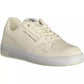 Sleek White Sporty Sneakers with Eco-Conscious Twist