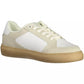 Eco-Conscious White Sneakers with Logo Accent