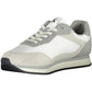 Sleek White Sports Sneakers with Contrasting Details