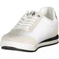 Sleek White Sneakers with Contrasting Accents
