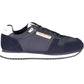 Blue Contrast Sole Sports Sneakers