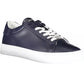 Chic Blue Sneakers with Contrasting Details