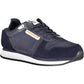 Blue Contrast Sole Sports Sneakers
