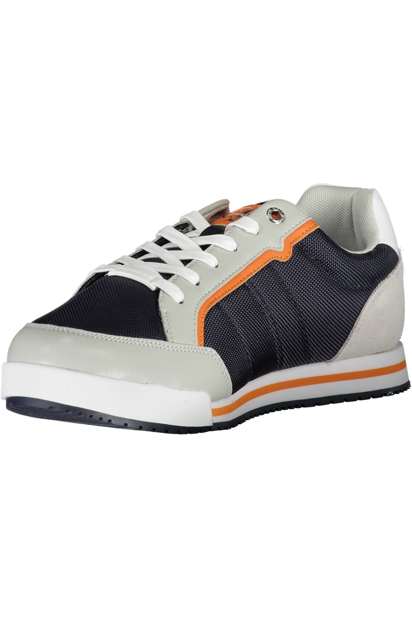 Sleek Blue Sports Sneakers with Contrast Details