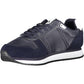 Blue Contrast Sole Sports Sneakers