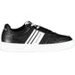 Sleek Black Sporty Laced Sneakers