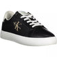 Sleek Recycled Sports Sneakers in Jet Black