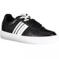 Sleek Black Sports Sneakers with Contrasting Accents