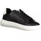 Eco-Conscious Black Sneakers with Logo Accent