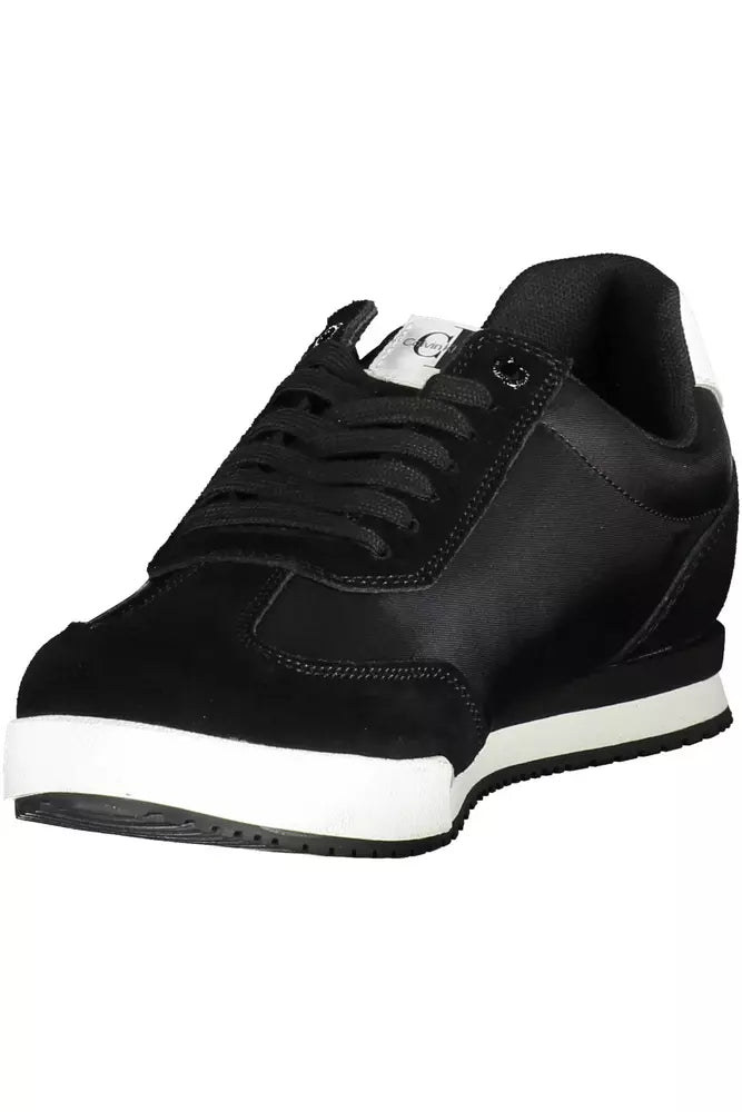 Sleek Recycled Sports Sneakers with Logo Detail