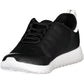 Sleek Black Recycled Sports Sneakers