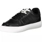Sleek Black Sports Sneakers with Contrasting Accents