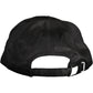 Sleek Black Visor Cap with Logo Accent