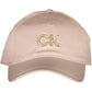 Chic Pink Visor Hat with Signature Logo