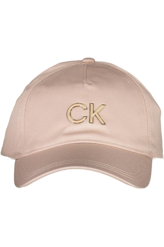 Chic Pink Visor Hat with Signature Logo