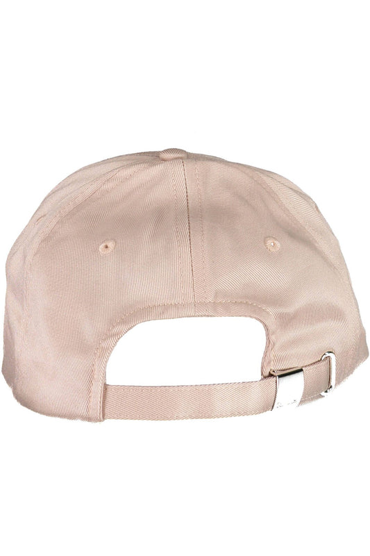 Chic Pink Visor Hat with Signature Logo