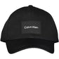 Sleek Black Organic Cotton Visor Hat