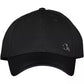 Sleek Black Visor Hat with Signature Logo