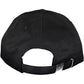 Sleek Black Visor Hat with Signature Logo