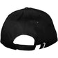 Sleek Black Organic Cotton Visor Hat