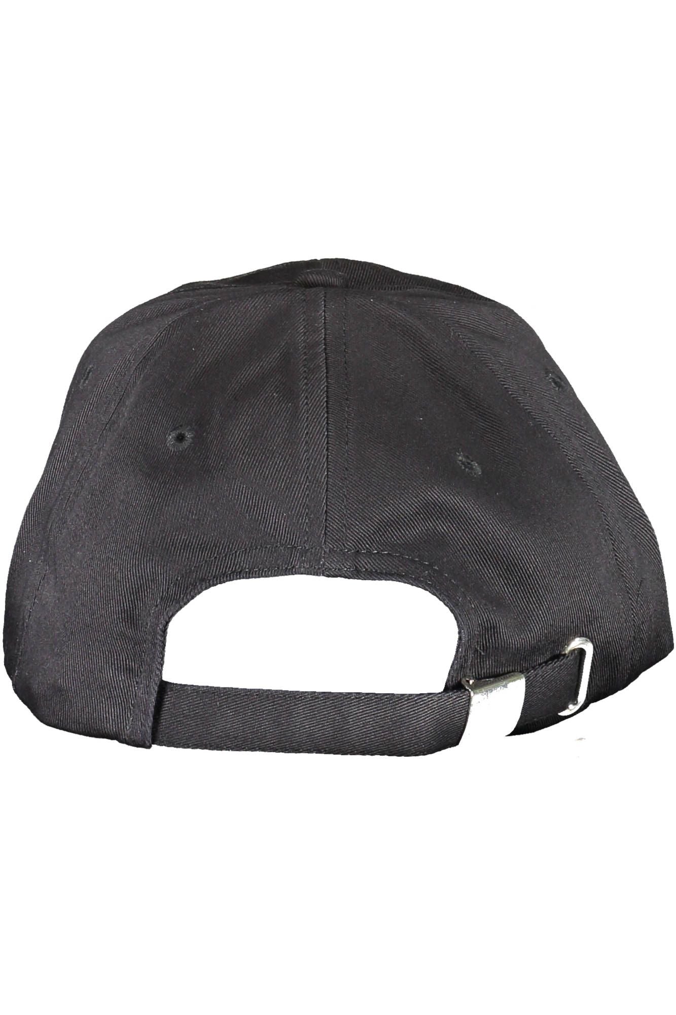 Elegant Organic Cotton Visor Cap - Classic Black