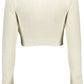 Elegant Cotton Cardigan with Zip Detail