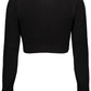 Sleek Cotton Cardigan with Logo Accent