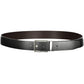 Reversible Leather Belt in Black and Brown