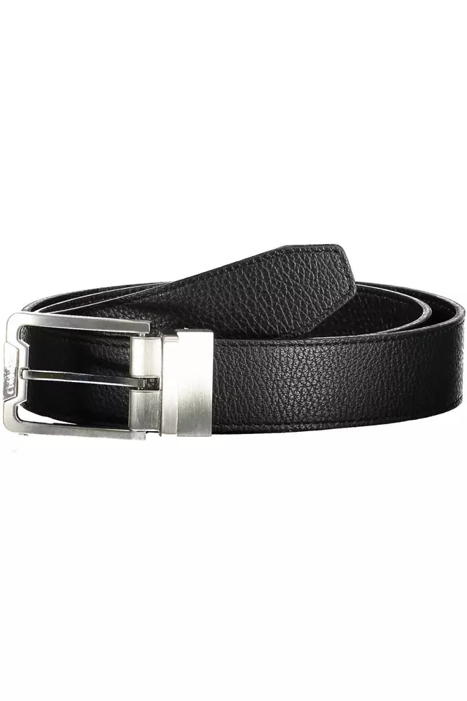 Reversible Leather Belt With Logo Buckle