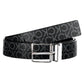 Reversible Black Belt with Logo Buckle