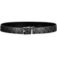 Reversible Black Logo Buckle Belt