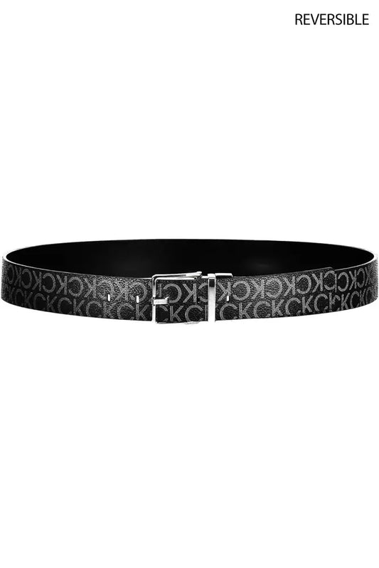 Reversible Black Logo Buckle Belt