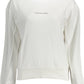 Elegant White Cotton Sweatshirt